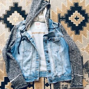 Mossimo Jean Jacket Hoodie
